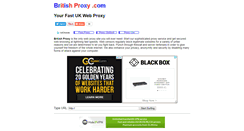 Desktop Screenshot of britishproxy.com