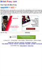 Mobile Screenshot of britishproxy.com