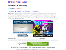 Tablet Screenshot of britishproxy.com